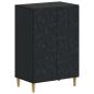 Preview: Schuhschrank DELFT 59,5 x 39,5 x 90 cm Holzwerkstoff Schwarz