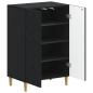 Preview: Schuhschrank DELFT 59,5 x 39,5 x 90 cm Holzwerkstoff Schwarz