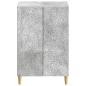 Preview: Schuhschrank DELFT 59,5 x 39,5 x 90 cm Holzwerkstoff Betongrau
