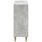 Preview: Schuhschrank DELFT 59,5 x 39,5 x 90 cm Holzwerkstoff Betongrau