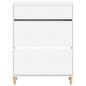 Preview: Schuhschrank DELFT 78 x 24 x 103 cm Holzwerkstoff Weiß
