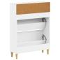 Preview: Schuhschrank DELFT 78 x 24 x 103 cm Holzwerkstoff Weiß