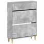 Preview: Schuhschrank DELFT 78 x 24 x 103 cm Holzwerkstoff Betongrau