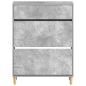Preview: Schuhschrank DELFT 78 x 24 x 103 cm Holzwerkstoff Betongrau