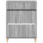 Preview: Schuhschrank DELFT 78 x 24 x 103 cm Holzwerkstoff Sonoma-Grau