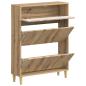 Preview: Schuhschrank DELFT 78 x 24 x 103 cm Holzwerkstoff Artisan-Eiche