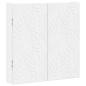 Preview: Dartboard Schrank DELFT Wei? 52,5 x 10,5 x 53,5 cm