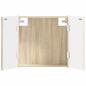Preview: Dartboard Schrank DELFT Sonoma-Eiche 52,5 x 10,5 x 53,5 cm