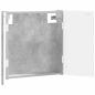 Preview: Dartboard Schrank DELFT Betongrau 52,5 x 10,5 x 53,5 cm