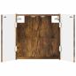 Preview: Dartboard Schrank DELFT Raucheiche 52,5 x 10,5 x 53,5 cm