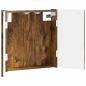Preview: Dartboard Schrank DELFT Raucheiche 52,5 x 10,5 x 53,5 cm