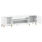 Preview: LED-TV-Schrank DELFT 153 x 35 x 43 cm Weiß Holzwerkstoff