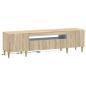 Preview: LED-TV-Schrank DELFT 153 x 35 x 43 cm Sonoma-Eiche