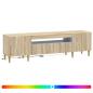 Preview: LED-TV-Schrank DELFT 153 x 35 x 43 cm Sonoma-Eiche