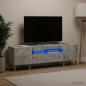 Preview: ARDEBO.de - LED-TV-Schrank DELFT 153 x 35 x 43 cm Betongrau Holzwerkstoff