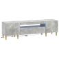 Preview: LED-TV-Schrank DELFT 153 x 35 x 43 cm Betongrau Holzwerkstoff
