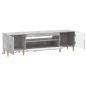 Preview: LED-TV-Schrank DELFT 153 x 35 x 43 cm Betongrau Holzwerkstoff