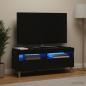 Preview: ARDEBO.de - LED-TV-Schrank Schwarz Holzwerkstoff