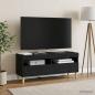 Preview: LED-TV-Schrank Schwarz Holzwerkstoff