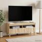 Preview: ARDEBO.de - LED-TV-Schrank Sonoma-Eiche Holzwerkstoff