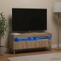 Preview: LED-TV-Schrank Sonoma-Eiche Holzwerkstoff