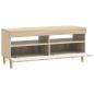 Preview: LED-TV-Schrank Sonoma-Eiche Holzwerkstoff
