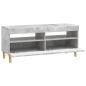 Preview: LED-TV-Schrank Betongrau Holzwerkstoff