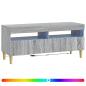 Preview: LED-TV-Schrank Sonoma-Grau Holzwerkstoff