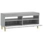 Preview: LED-TV-Schrank Sonoma-Grau Holzwerkstoff