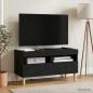 Preview: LED-TV-Schrank Schwarz Holzwerkstoff