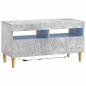 Preview: LED-TV-Schrank Betongrau Holzwerkstoff