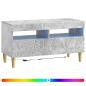 Preview: LED-TV-Schrank Betongrau Holzwerkstoff
