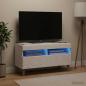 Preview: LED-TV-Schrank Hochglanz Weiß Holzwerkstoff