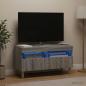 Preview: ARDEBO.de - LED-TV-Schrank Sonoma-Grau Holzwerkstoff