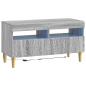 Preview: LED-TV-Schrank Sonoma-Grau Holzwerkstoff