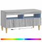 Preview: LED-TV-Schrank Sonoma-Grau Holzwerkstoff