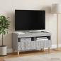 Preview: LED-TV-Schrank Sonoma-Grau Holzwerkstoff
