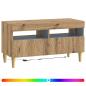 Preview: LED-TV-Schrank Artisan-Eiche Holzwerkstoff