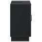 Preview: Waschbeckenschrank HOORN Schwarz 59,5 x 31,5 x 56 cm
