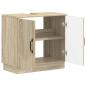 Preview: Waschbeckenschrank HOORN Sonoma-Eiche 59,5 x 31,5 x 56 cm