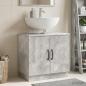 Preview: ARDEBO.de - Waschbeckenschrank HOORN Betongrau 59,5 x 31,5 x 56 cm