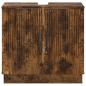 Preview: Waschbeckenschrank HOORN Raucheiche 59,5 x 31,5 x 56 cm