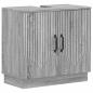 Preview: ARDEBO.de - Waschbeckenschrank HOORN Sonoma-Grau 59,5 x 31,5 x 56 cm