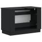 Preview: Waschbeckenschrank HOORN Schwarz 82 x 41 x 56 cm Holzwerkstoff