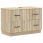 Preview: ARDEBO.de - Waschbeckenschrank HOORN Sonoma-Eiche 82 x 41 x 56 cm