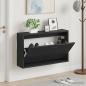 Preview: ARDEBO.de - Wandmontierter Schuhschrank HOORN 71 x 17 x 43 cm Holzwerkstoff