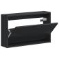 Preview: Wandmontierter Schuhschrank HOORN 71 x 17 x 43 cm Holzwerkstoff