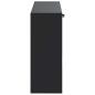 Preview: Wandmontierter Schuhschrank HOORN 71 x 17 x 43 cm Holzwerkstoff