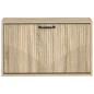 Preview: Wandmontierter Schuhschrank HOORN 71 x 17 x 43 cm Holzwerkstoff