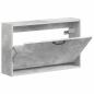 Preview: Wandmontierter Schuhschrank HOORN 71 x 17 x 43 cm Holzwerkstoff